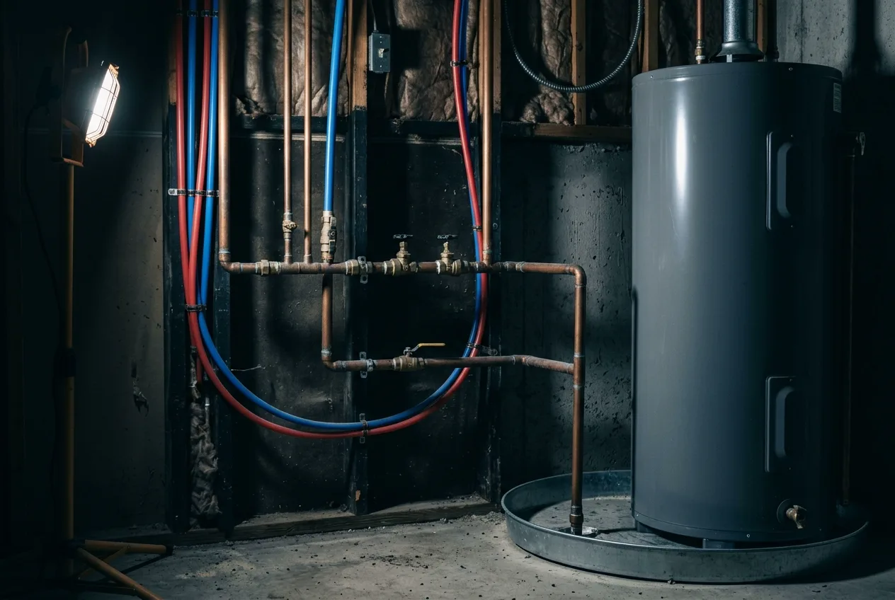 Plumbing equipment and pipework